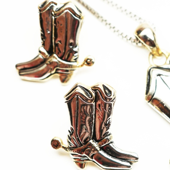 VINTAGE Monet Western Style Necklace & Earrings - Picture 3 of 8